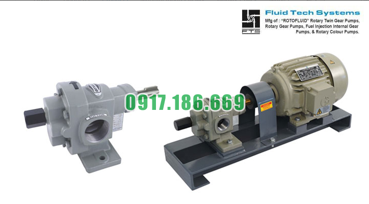 Bơm Bánh Răng Trục Quay ROTOFLUID FT-025