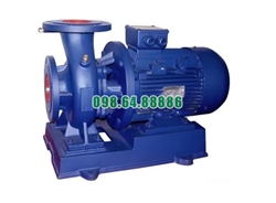 Bơm nước li tâm trục ngang model SLW-ISW50-250-I lưu lượng từ 15.2 m3/h - 28.3 m3/h